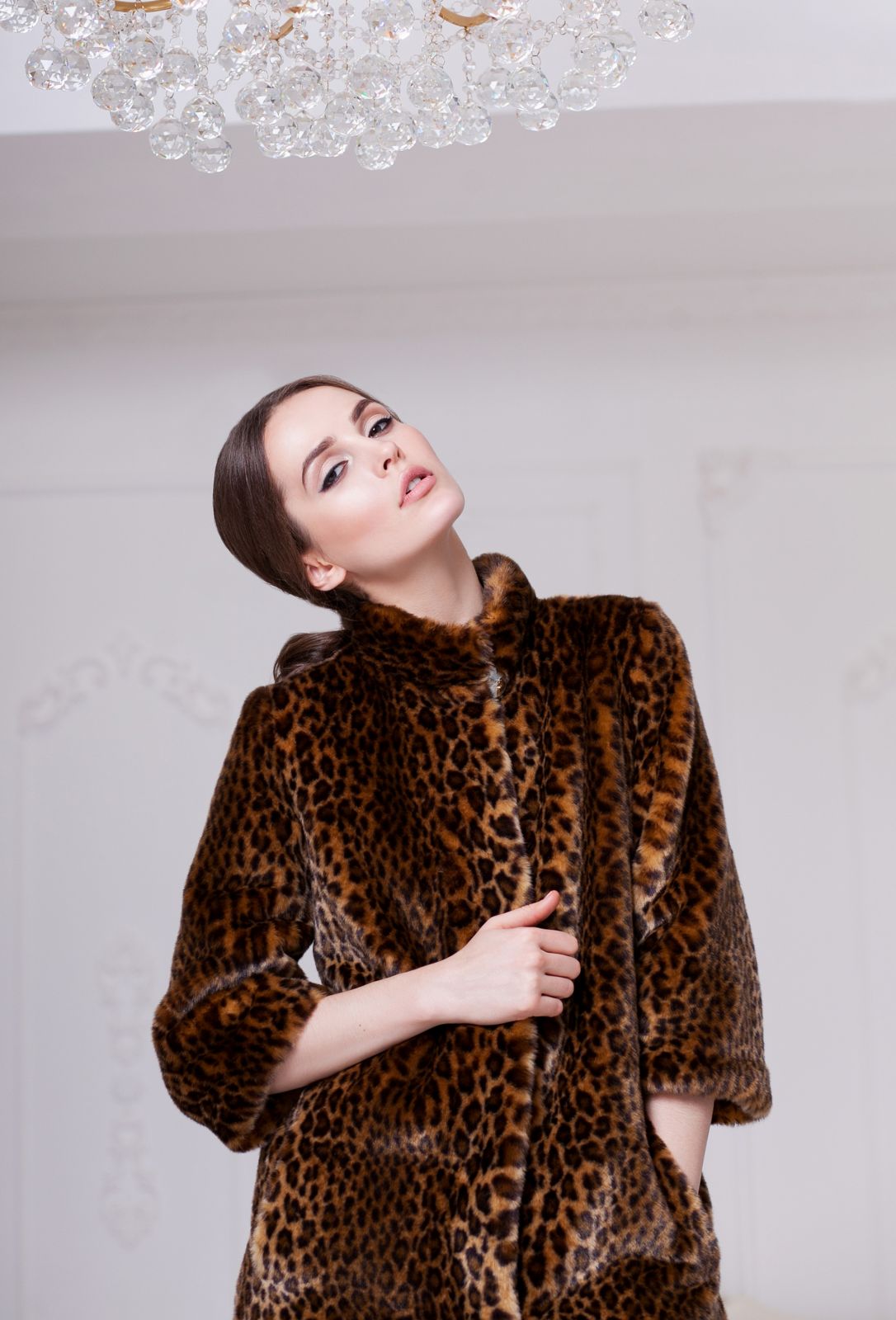 Photo #1 - Coat eco fur Tissavel - leopard