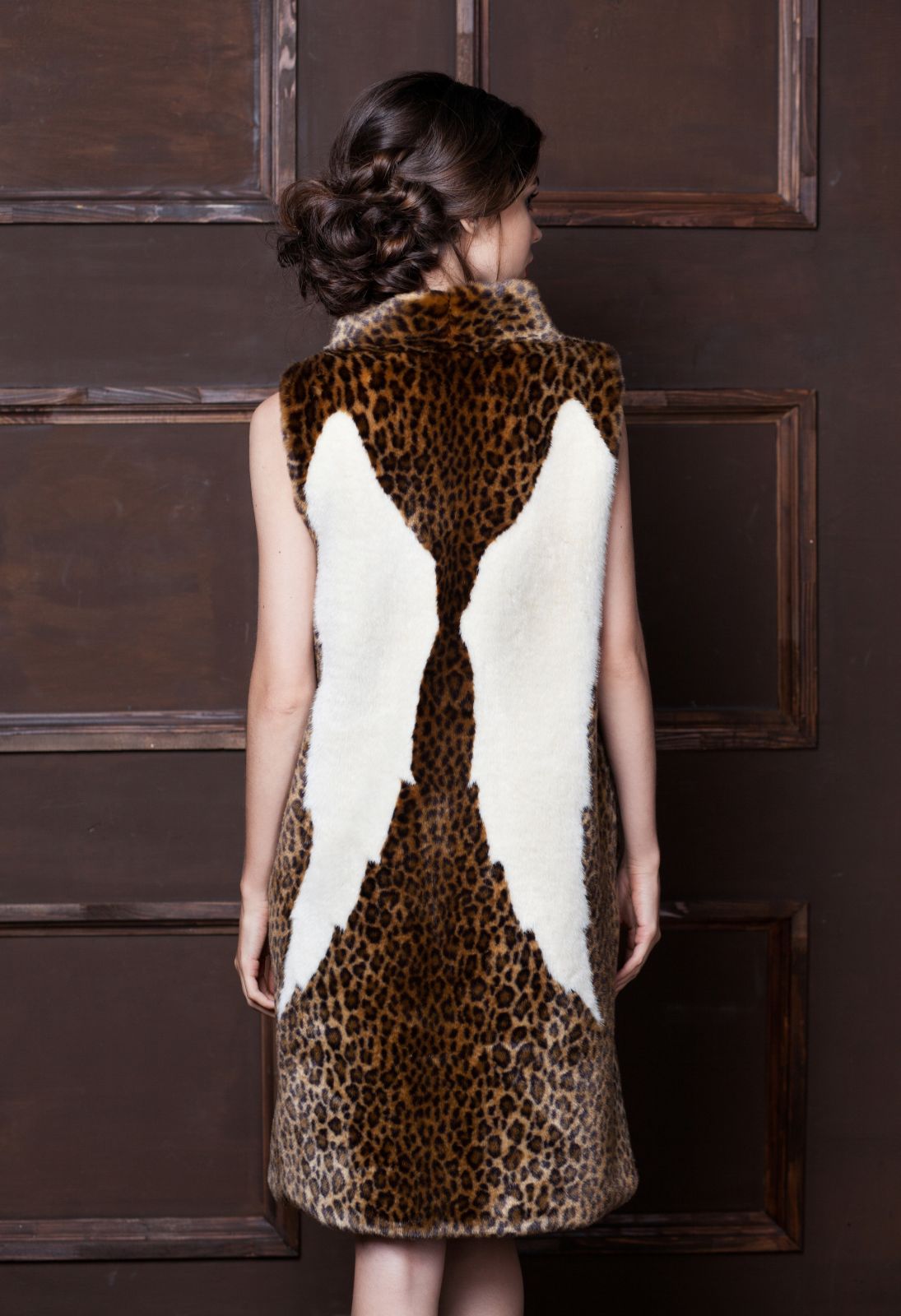 Photo #1 - Vest eco fur Tissavel - leopard