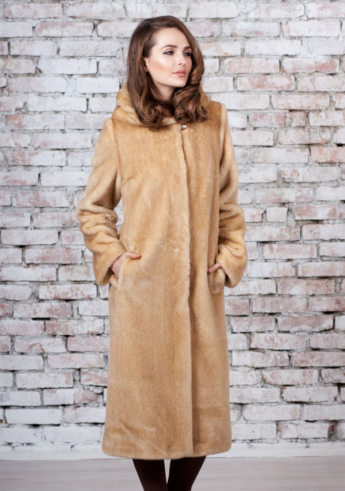 Photo #4 - Coat eco fur Tissavel - mink onyx