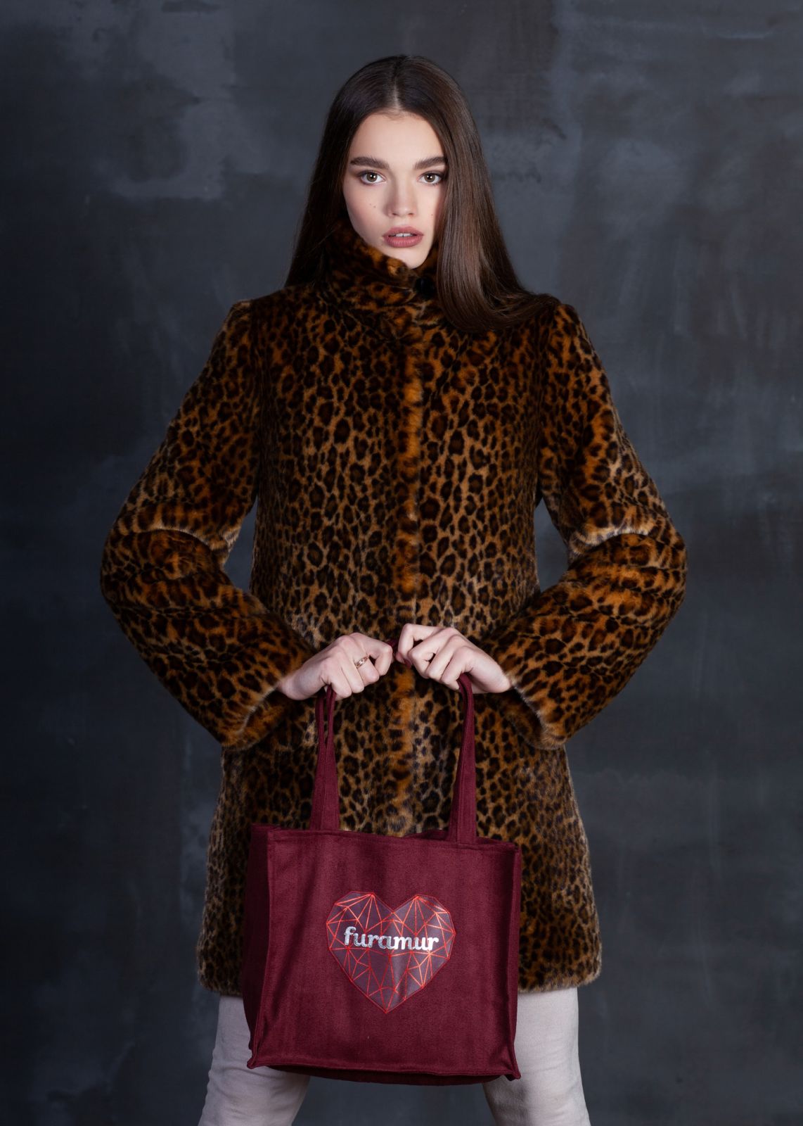 Photo #1 - Coat eco fur Tissavel - leopard