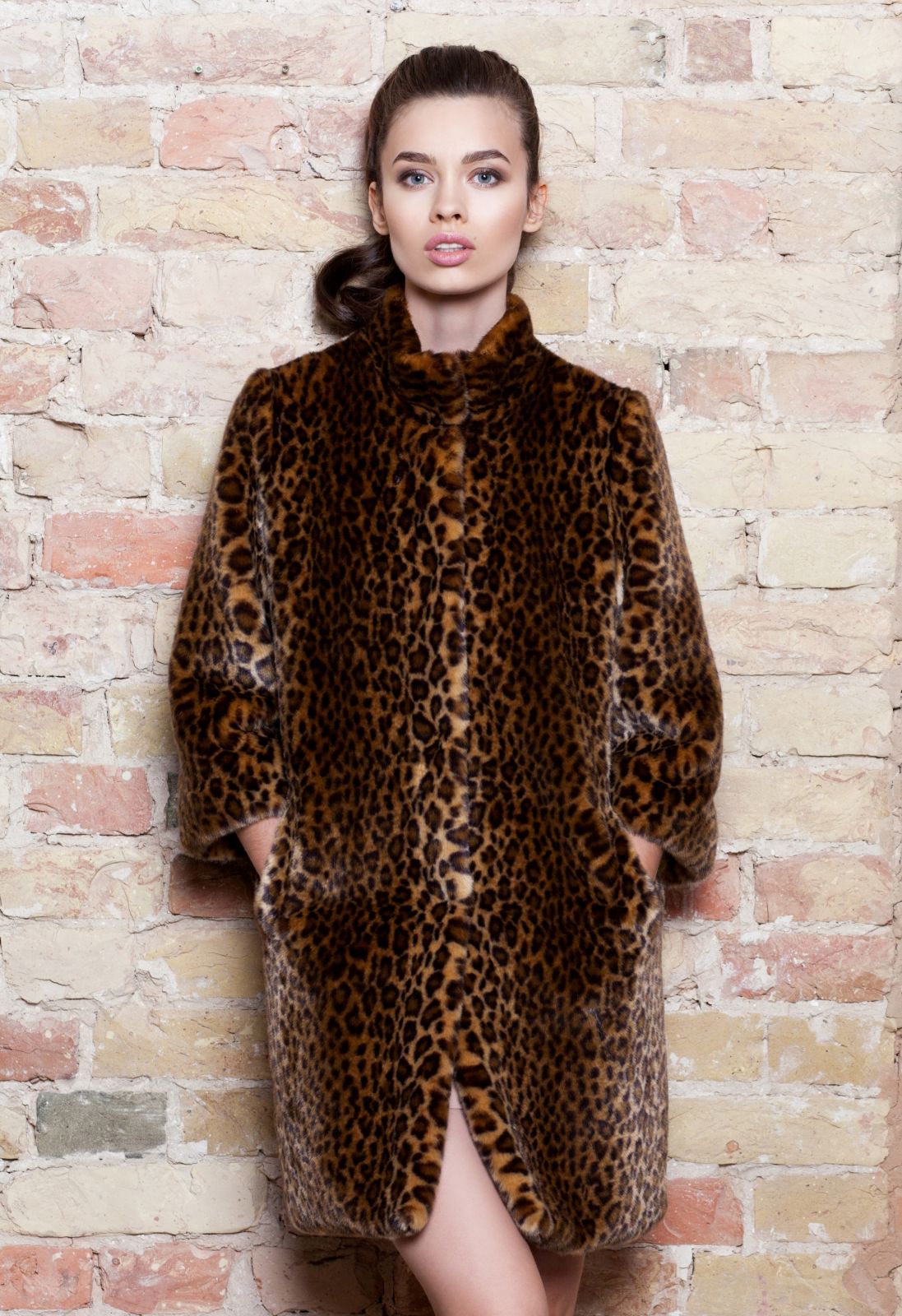 Photo #4 - Jacket eco fur Tissavel - leopard