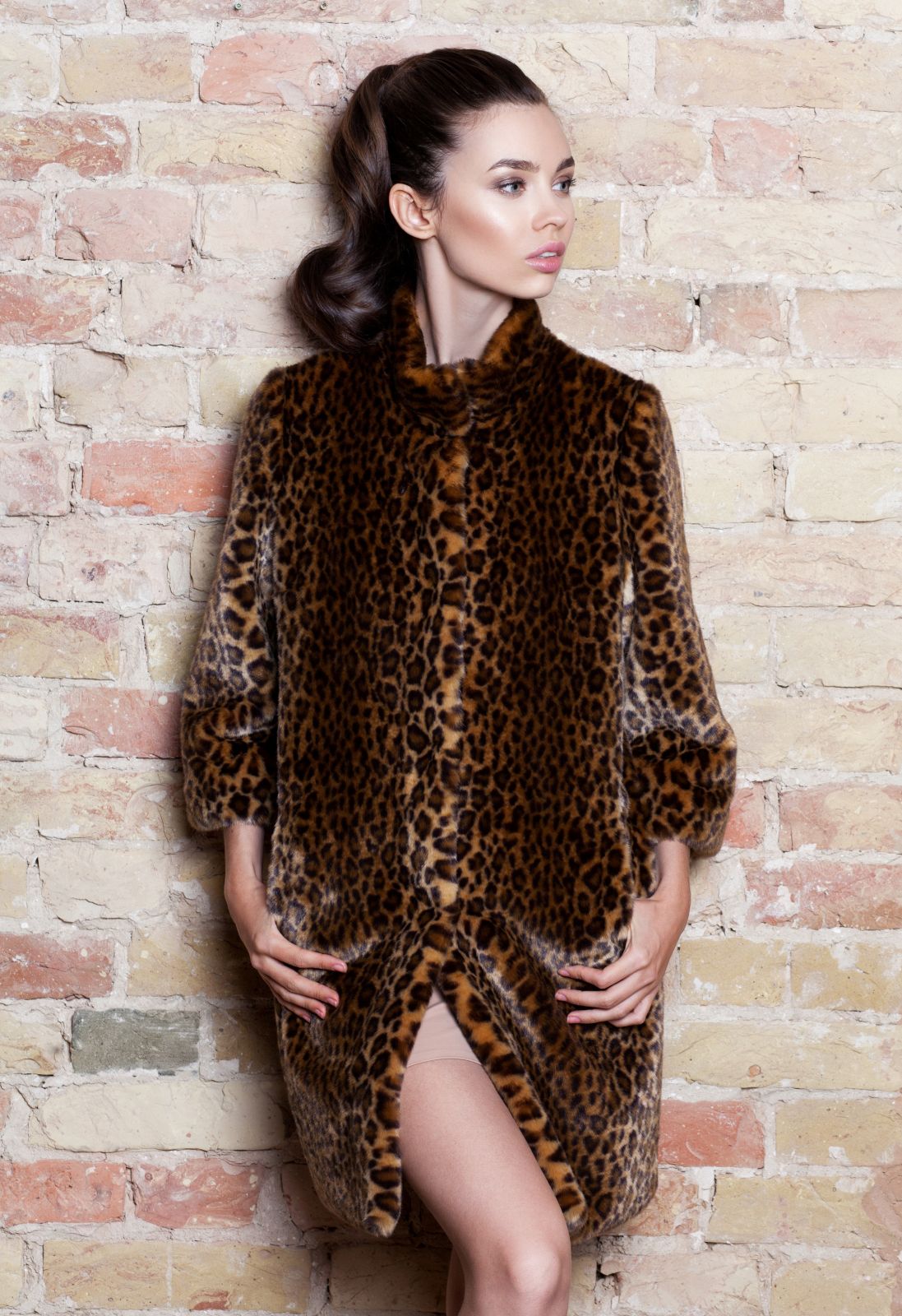 Photo #4 - Jacket eco fur Tissavel - leopard