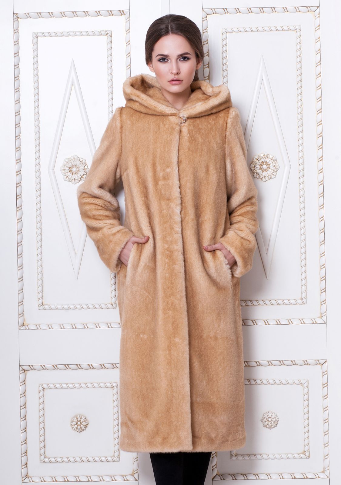 Photo #5 - Coat eco fur Tissavel - mink onyx