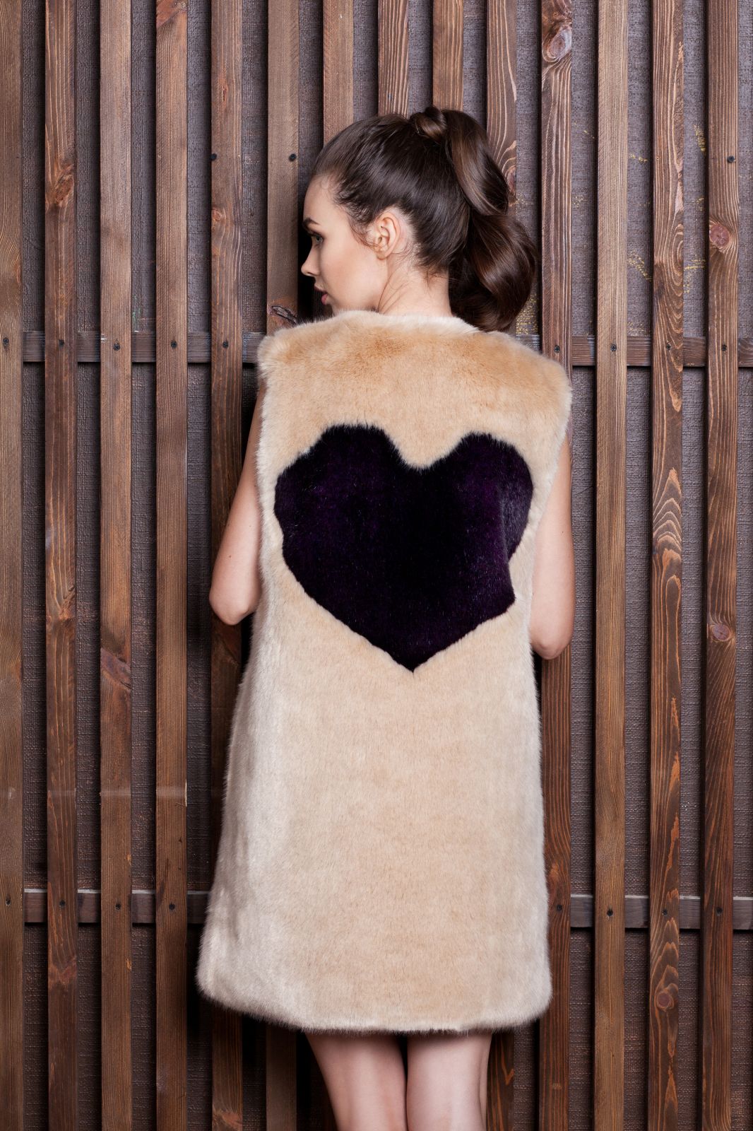 Photo #3 - Vest eco fur Tissavel - sable onyx